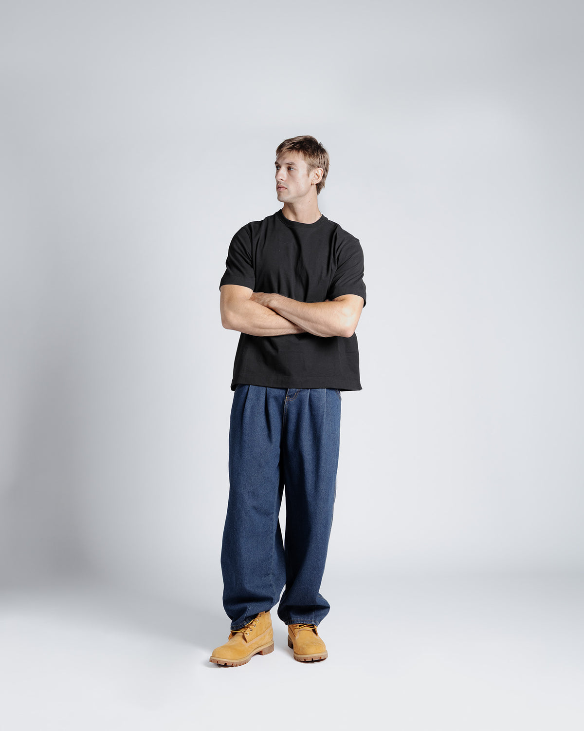 Originals Heavy Weight Cotton Crewneck Tee in Black