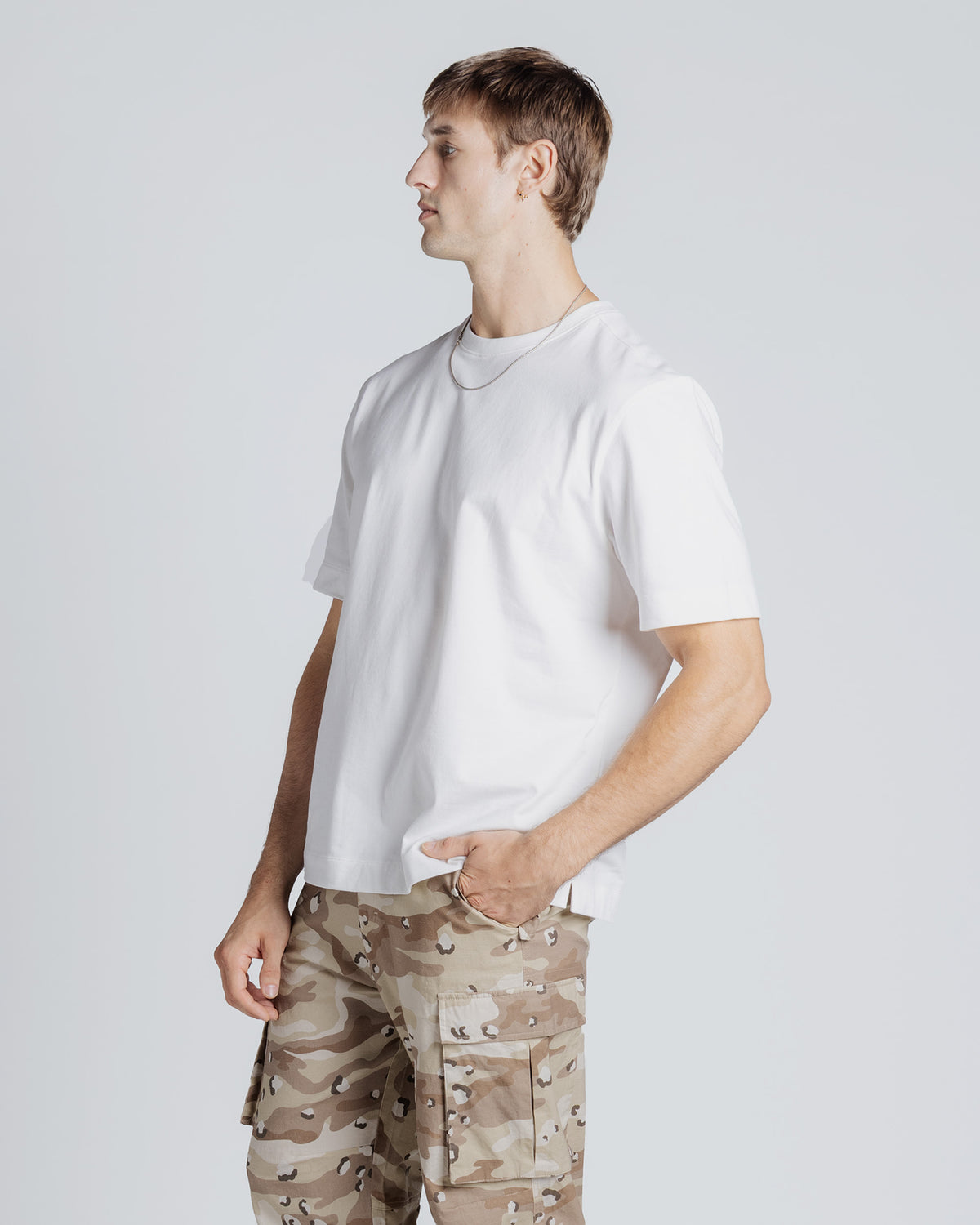 Originals Heavy Weight Cotton Crewneck Tee in White