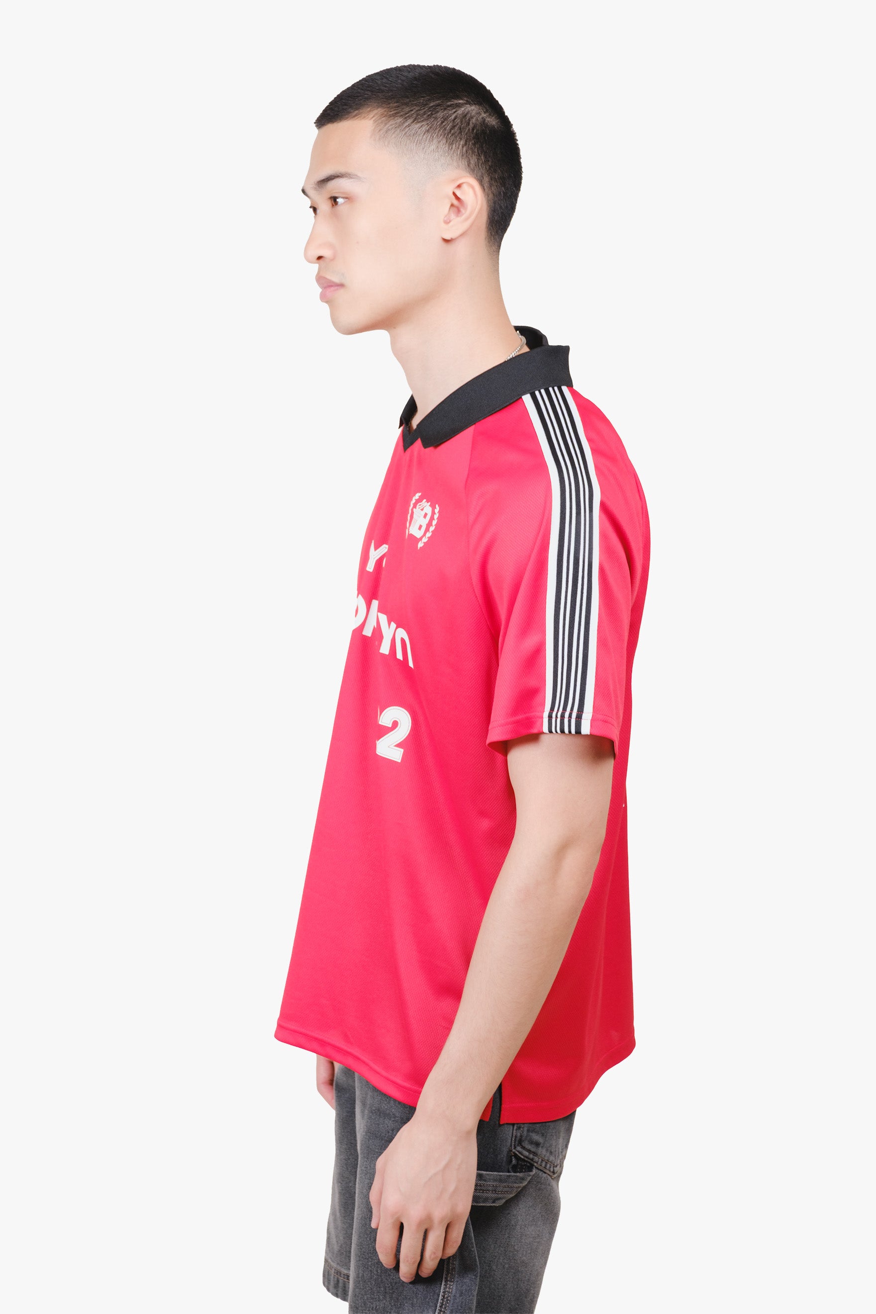 NY Mesh Football Jersey for men #color_red