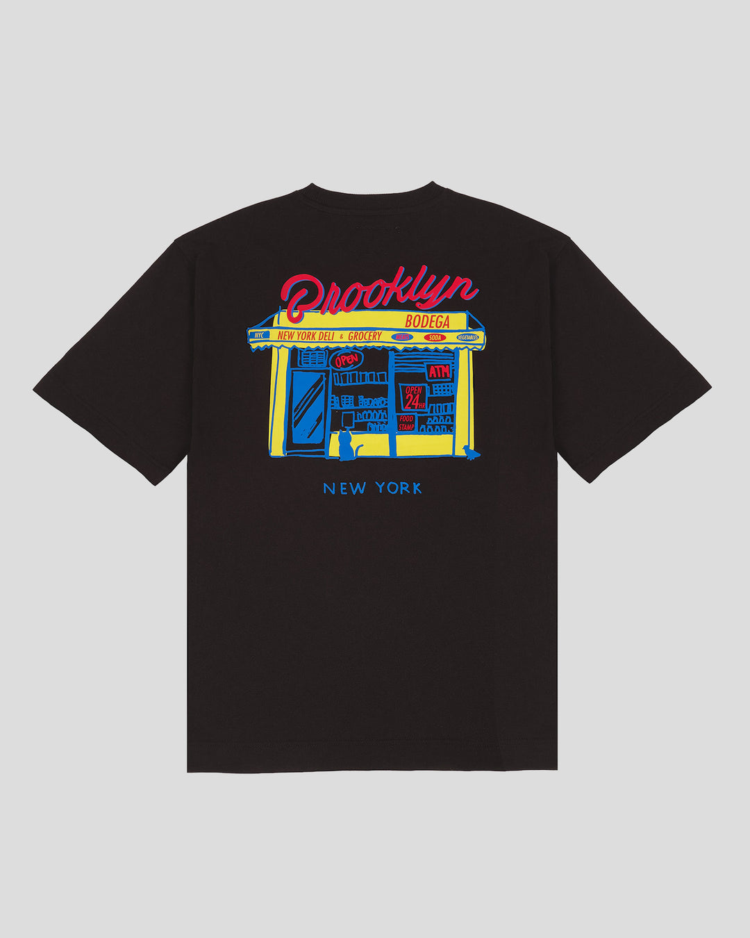 Heavyweight Brooklyn Bodega Tee - Black