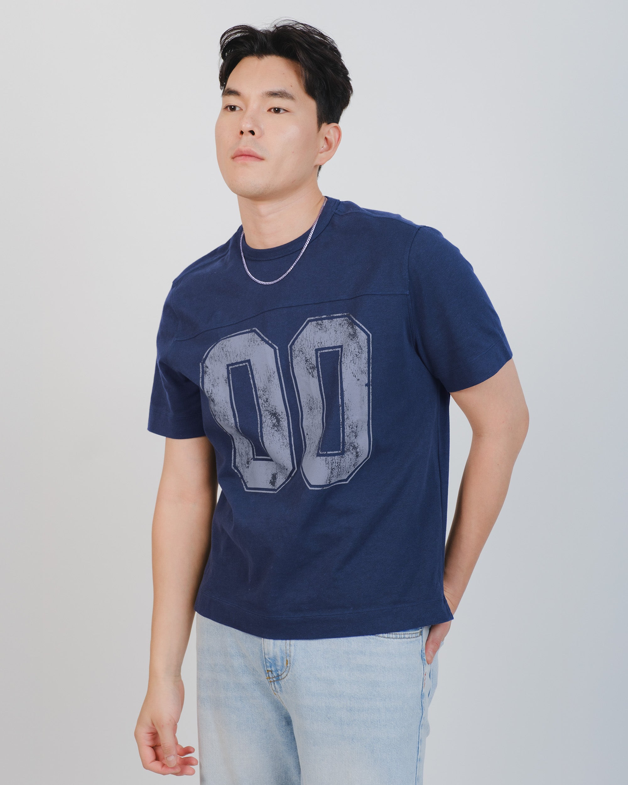 Boxy 00 Football Tee | Men's Tops | Brooklyn Cloth