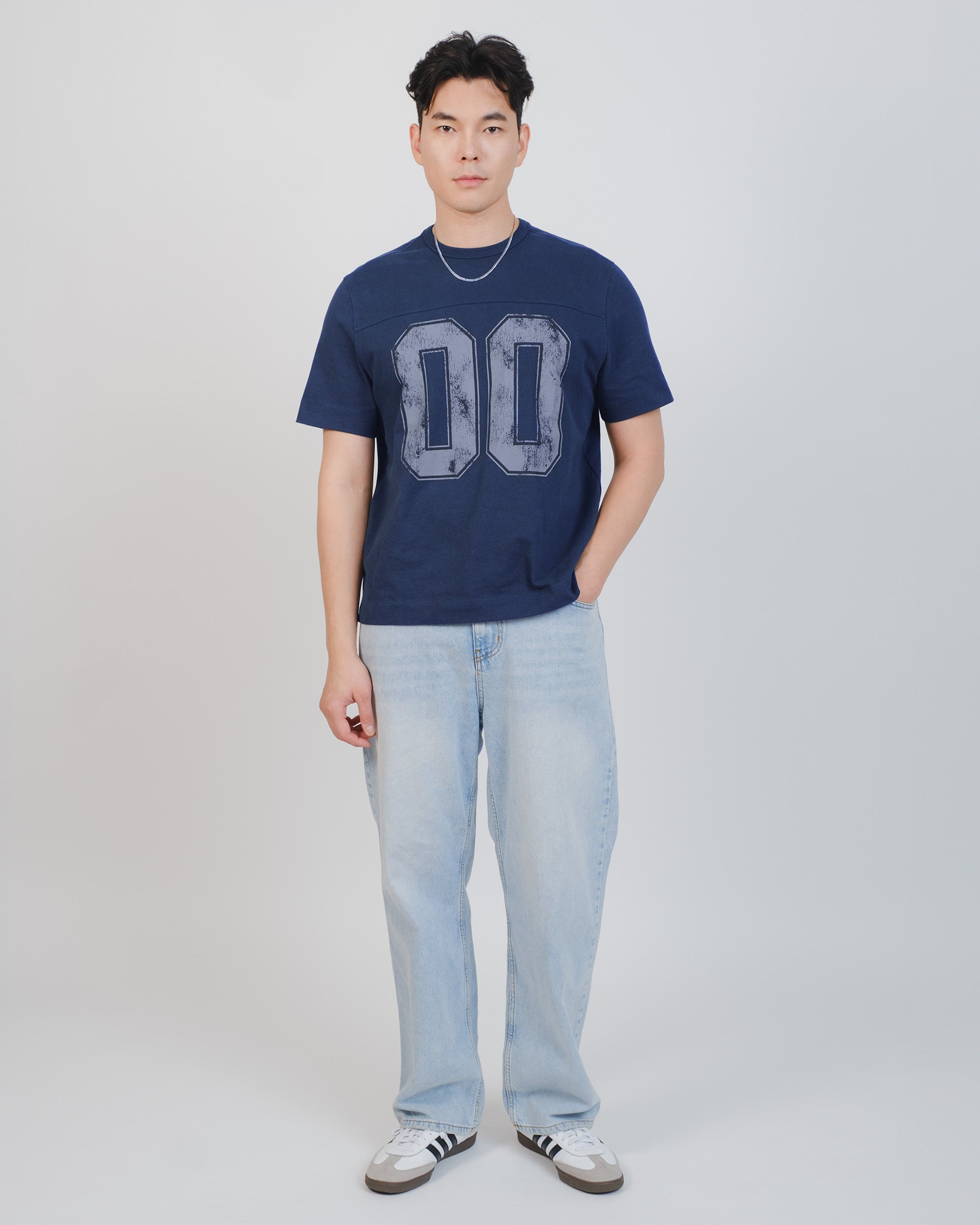 Boxy 00 Football Tee | Men's Tops | Brooklyn Cloth