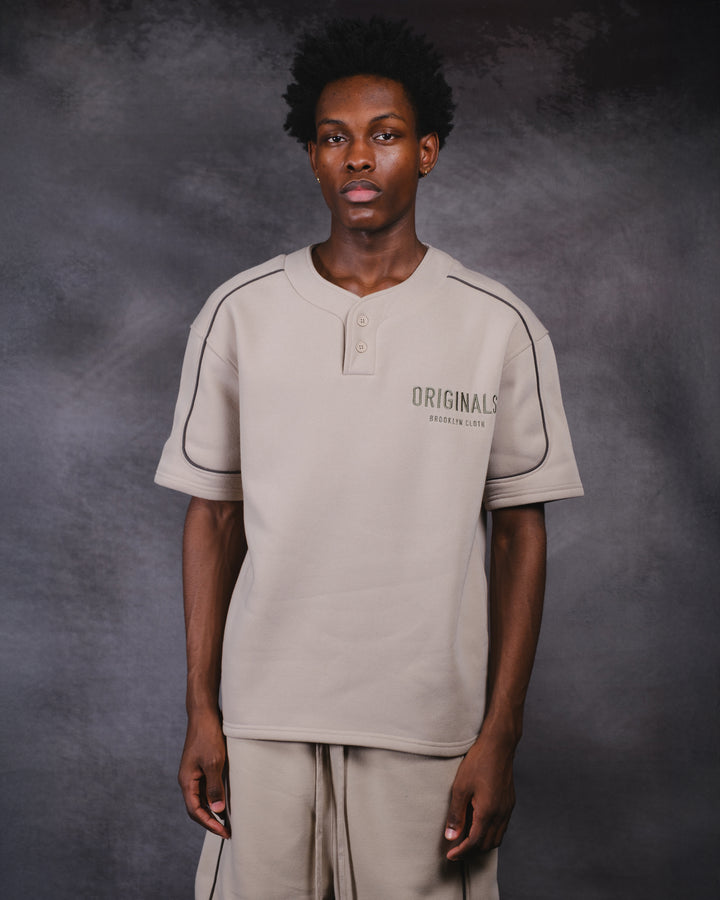 Loose-fit Originals baseball shirt for men
#color_pumice-stone