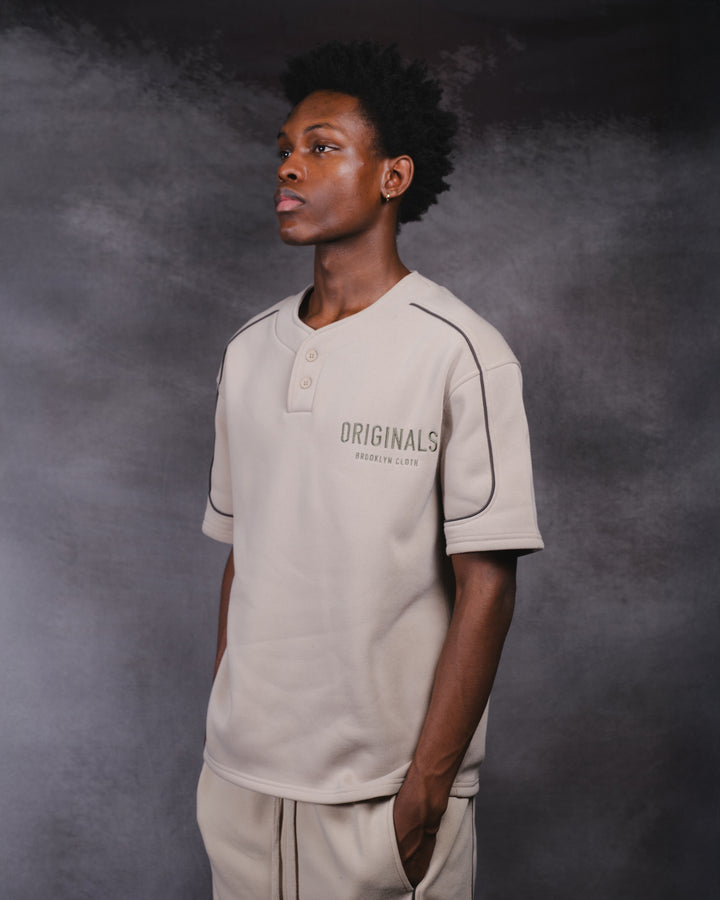 Loose-fit Originals baseball shirt for men
#color_pumice-stone