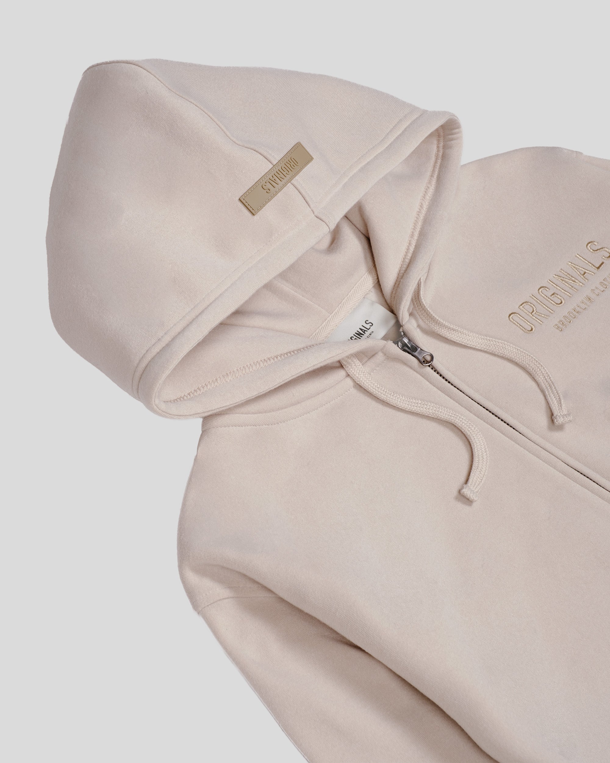 Women's Originals Cropped Zip Hoodie | Brooklyn Cloth