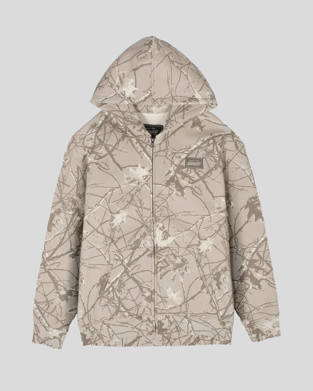 Heavyweight Camo Full Zip - Sand