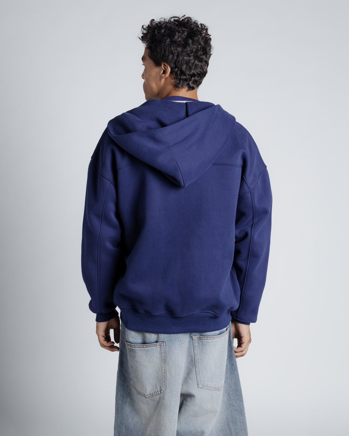 The Daily Heavyweight Zip Hoodie in Navy