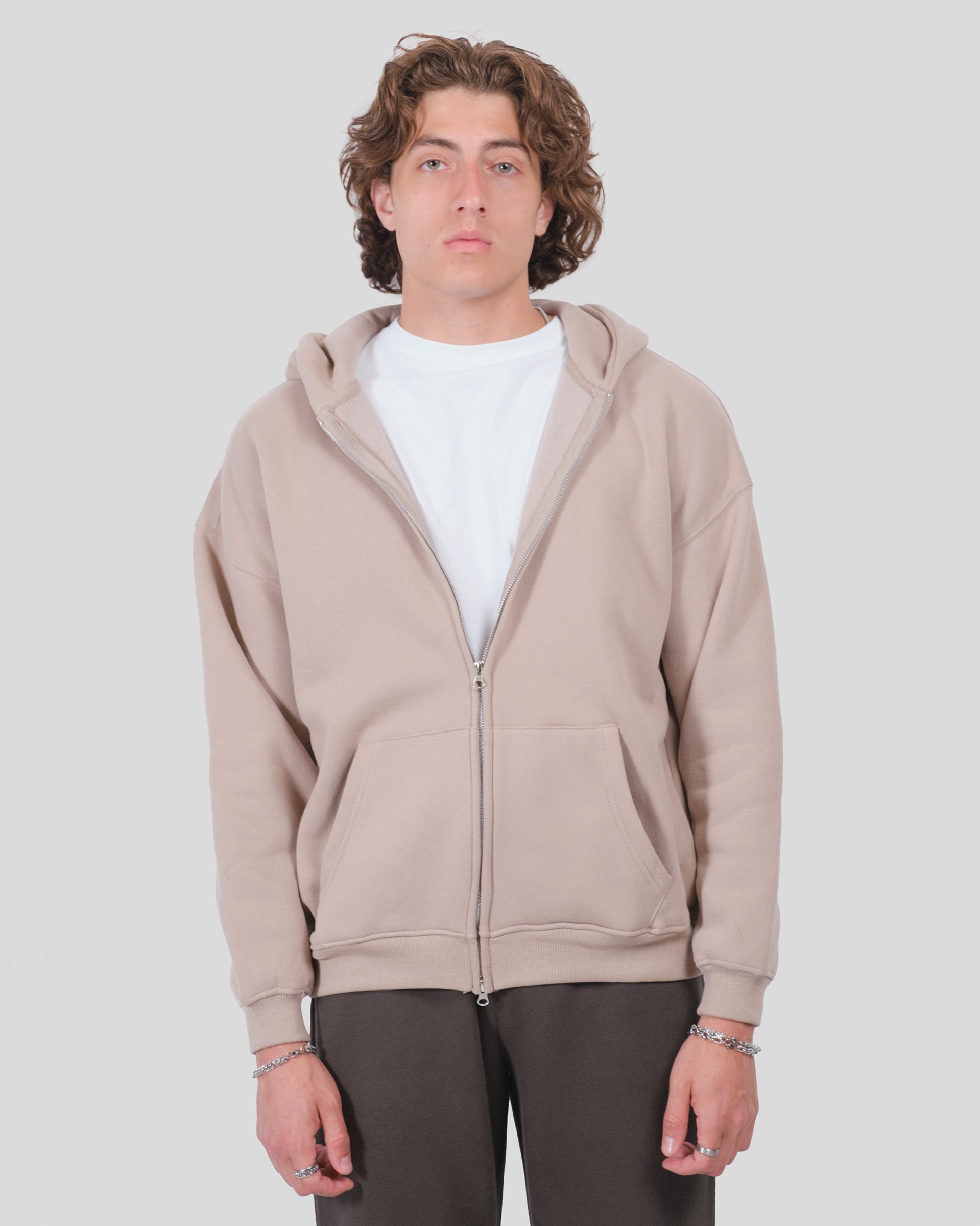 Originals Heavy Weight Boxy Zip Hoodie | Brooklyn Cloth