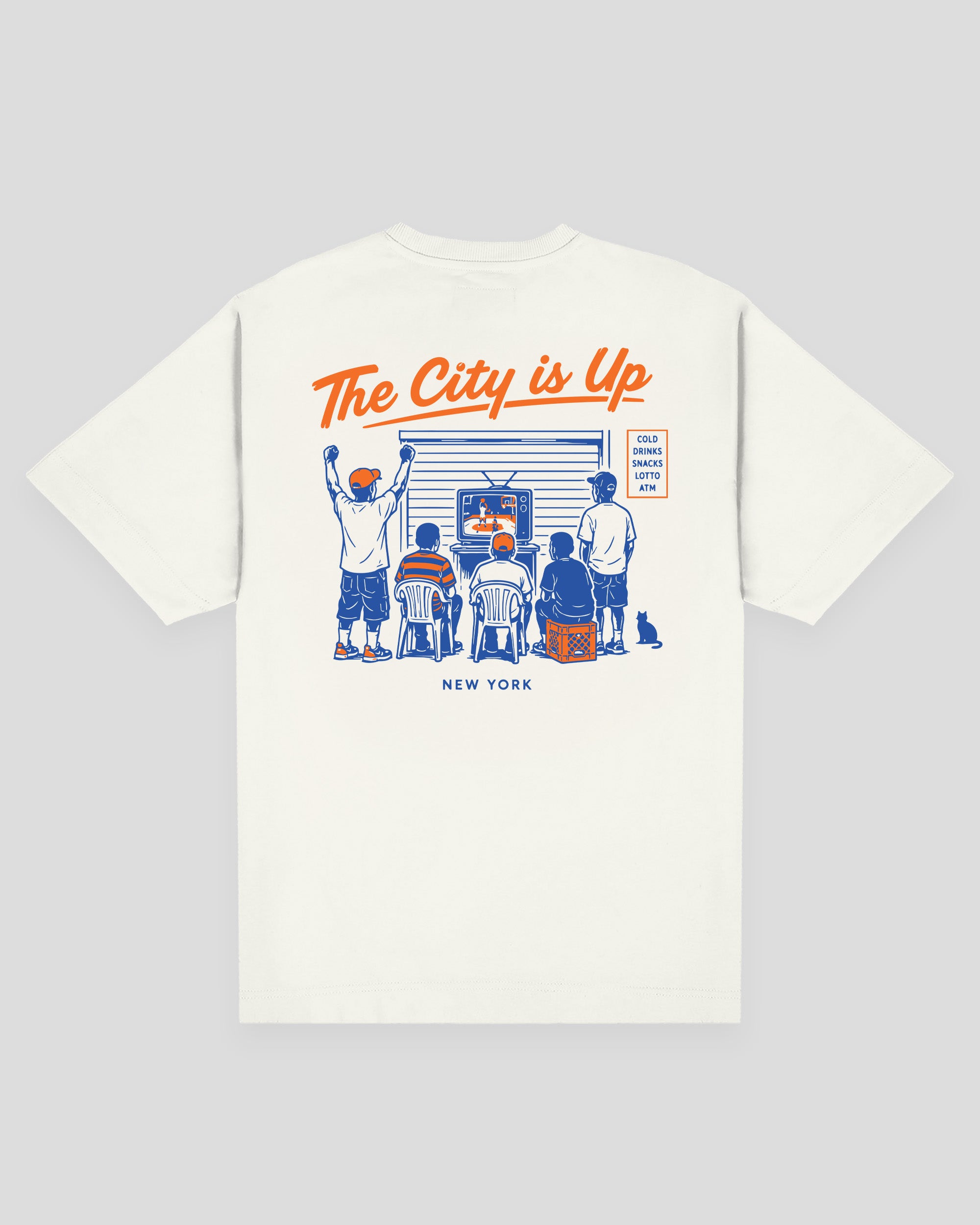 The City is Up Tee - Ivory White