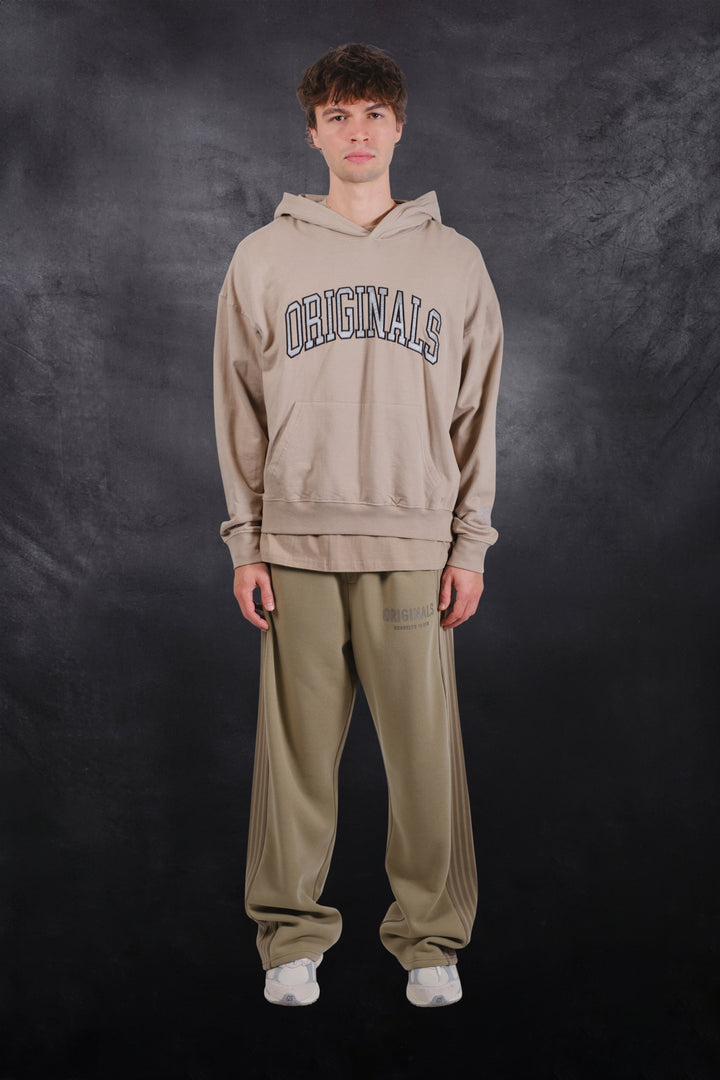 Men's beige long-sleeve pullover hoodie #color_pumice-stone