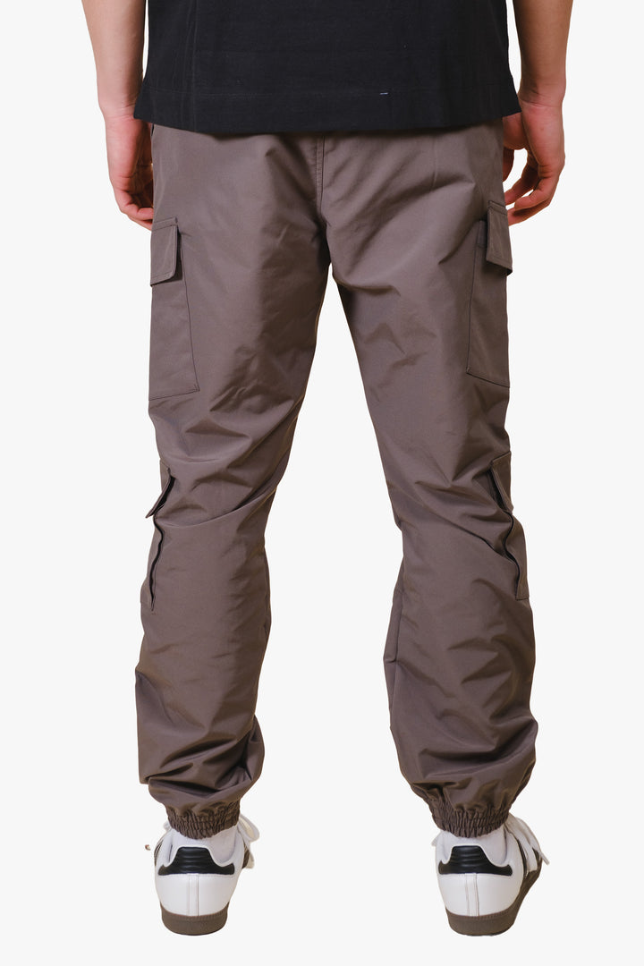Diagonal Multi Caro Pocket Jogger #color_charcoal-grey