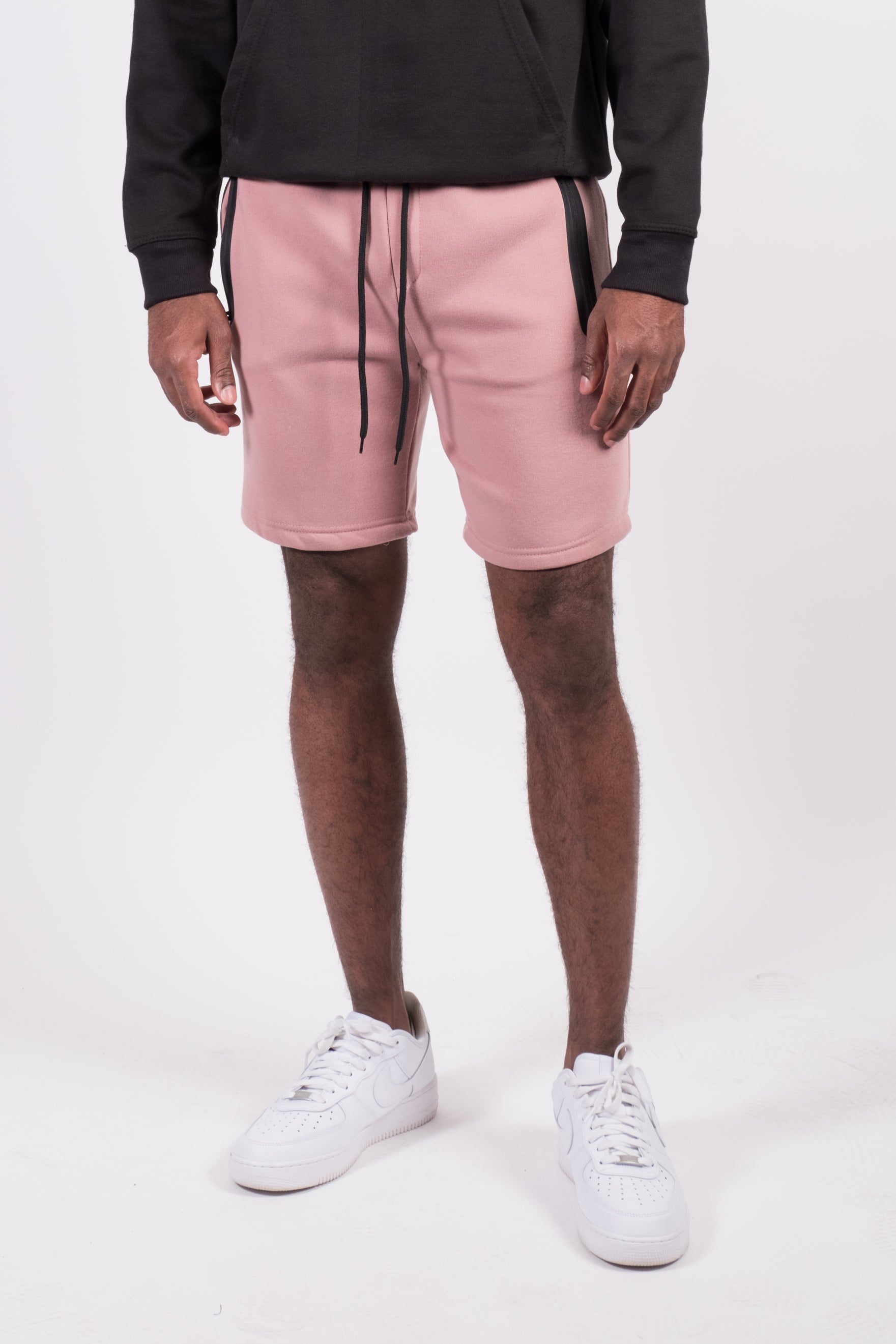 Brooklyn Cloth men’s shorts with heat sealed zipper and adjustable waist
#color_dusty rose