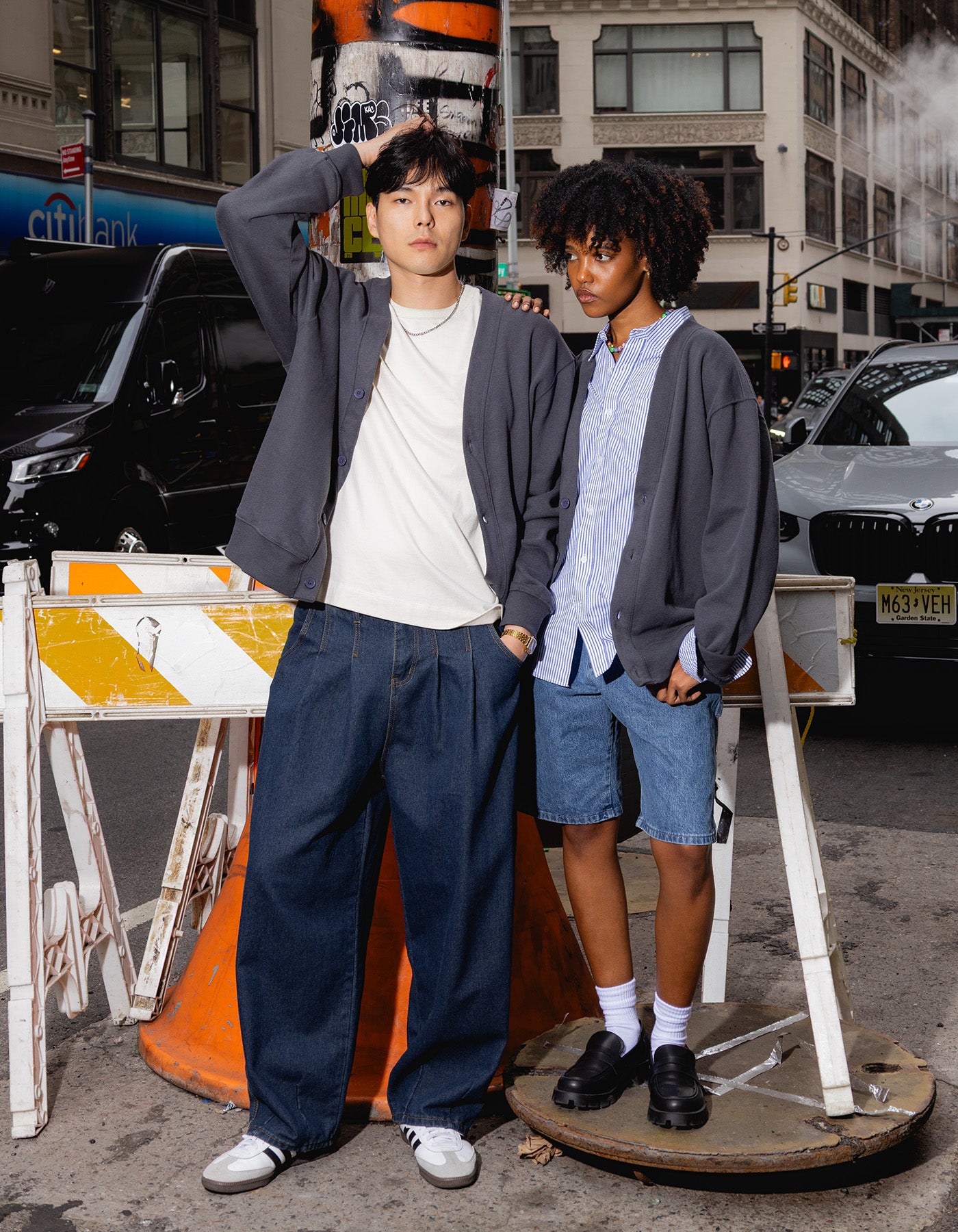 brooklyn cloth heavy weight cardigan