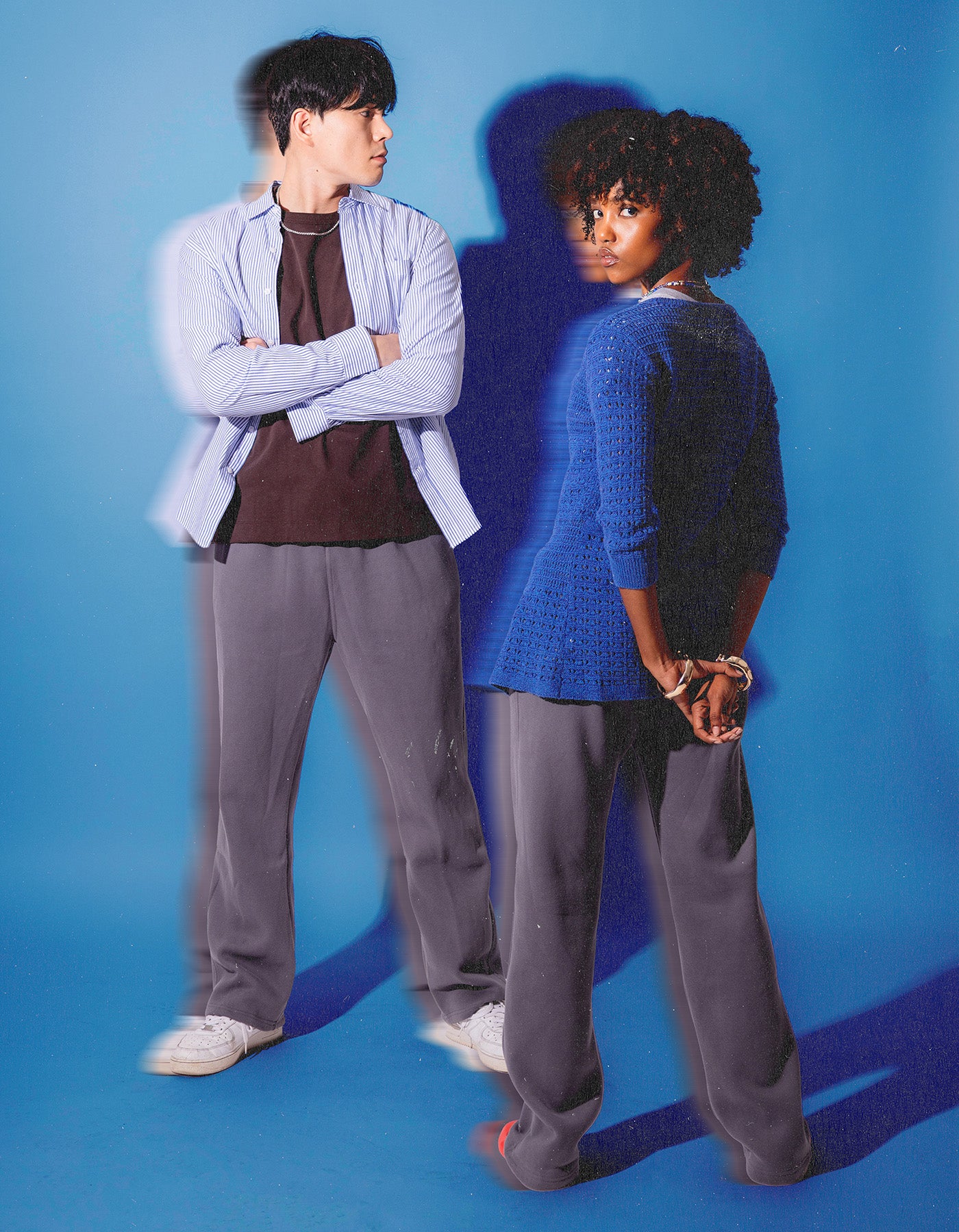 brooklyn cloth heavy weight open-hem pants