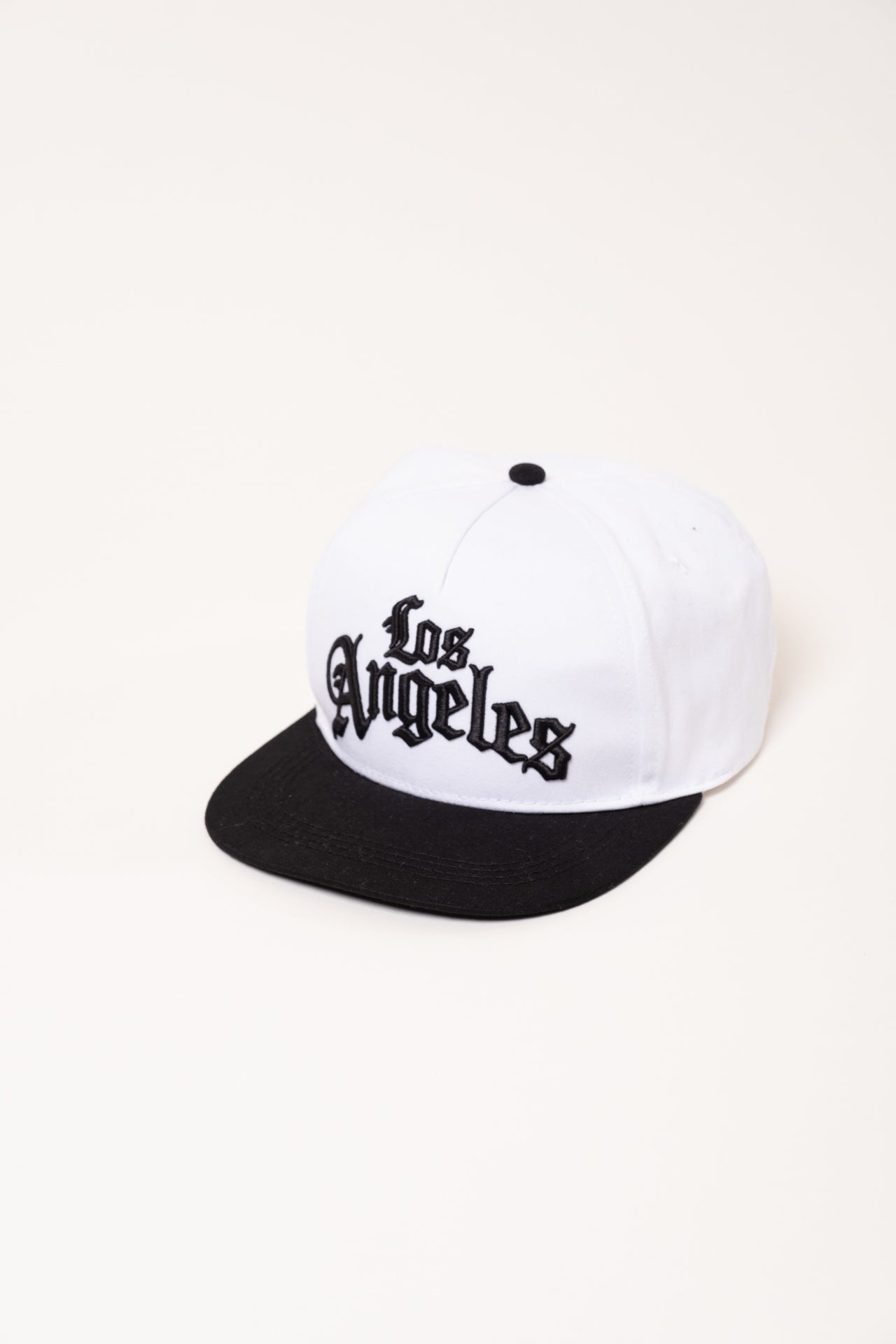 White Los Angeles Flat Brim Hat