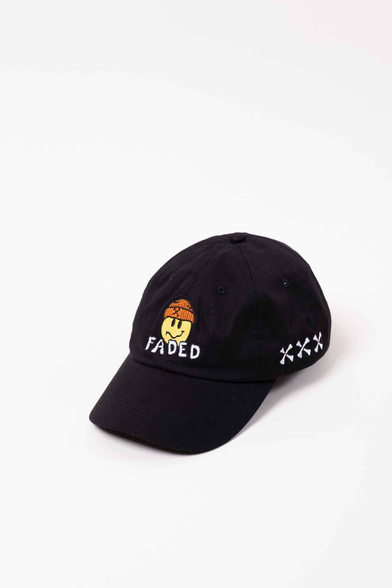 Black Faded Emblem Dad Hat